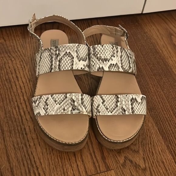 Steve Madden Teenie Platform Sandals Size 8.5 - Picture 2 of 6